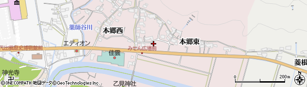 島根県出雲市大社町修理免1249周辺の地図