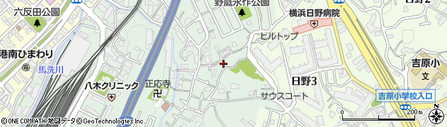神奈川県横浜市港南区野庭町177周辺の地図