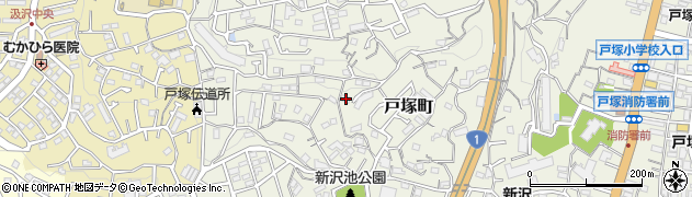 神奈川県横浜市戸塚区戸塚町4360-2周辺の地図