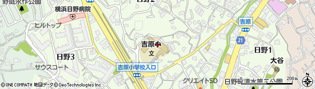 横浜市立吉原小学校周辺の地図