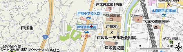 神奈川県横浜市戸塚区戸塚町3966周辺の地図