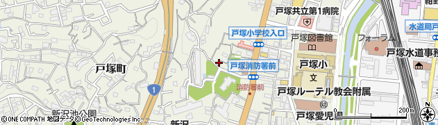 神奈川県横浜市戸塚区戸塚町4217-23周辺の地図