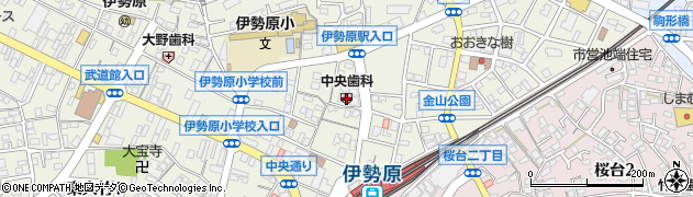 中央歯科医院周辺の地図