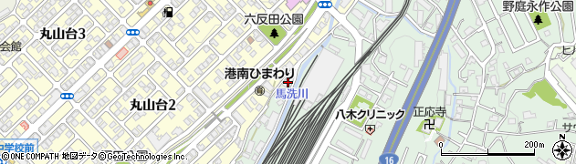 神奈川県横浜市港南区野庭町284周辺の地図