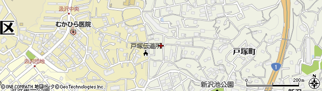 神奈川県横浜市戸塚区戸塚町4421周辺の地図