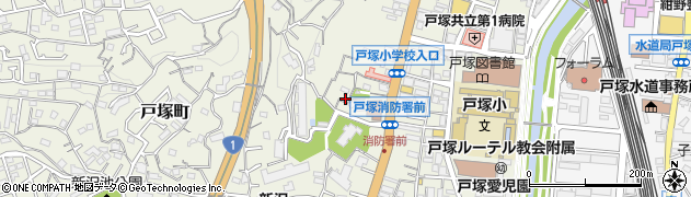 神奈川県横浜市戸塚区戸塚町4217-6周辺の地図
