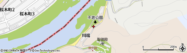 愛知県犬山市継鹿尾（川端）周辺の地図