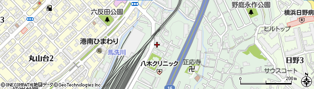 神奈川県横浜市港南区野庭町267周辺の地図