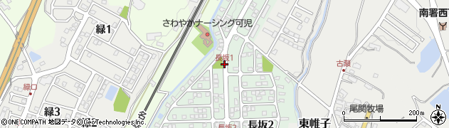 長坂1周辺の地図