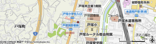 神奈川県横浜市戸塚区戸塚町3970周辺の地図