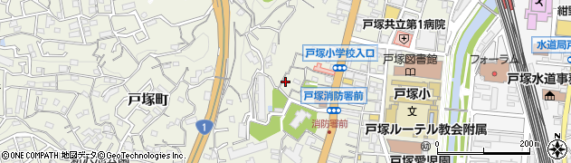 神奈川県横浜市戸塚区戸塚町4217-26周辺の地図