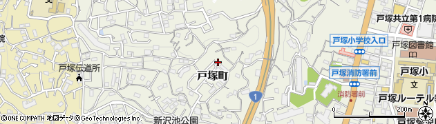 神奈川県横浜市戸塚区戸塚町4328周辺の地図