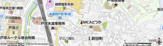 上倉田第五公園周辺の地図