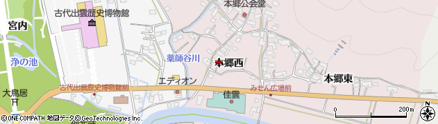 島根県出雲市大社町修理免1399周辺の地図