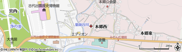島根県出雲市大社町修理免1479周辺の地図