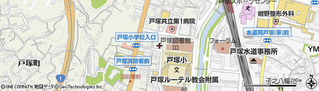 神奈川県横浜市戸塚区戸塚町120周辺の地図
