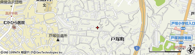 神奈川県横浜市戸塚区戸塚町4429周辺の地図