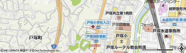 神奈川県横浜市戸塚区戸塚町4138周辺の地図