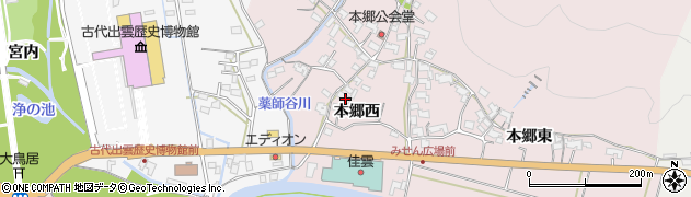 島根県出雲市大社町修理免1397周辺の地図