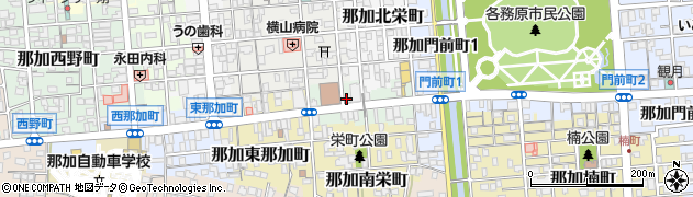 岐阜県各務原市那加栄町4周辺の地図