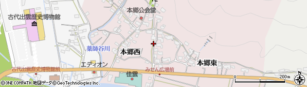 島根県出雲市大社町修理免1415周辺の地図