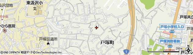 神奈川県横浜市戸塚区戸塚町4438周辺の地図