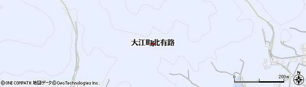 京都府福知山市大江町北有路周辺の地図