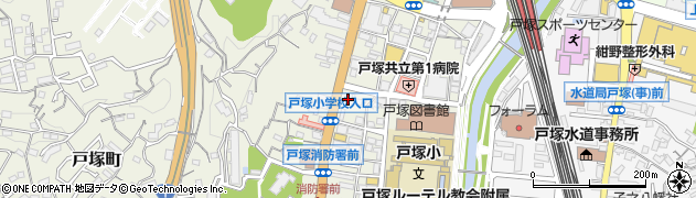 中央労働金庫　戸塚ローンセンター周辺の地図