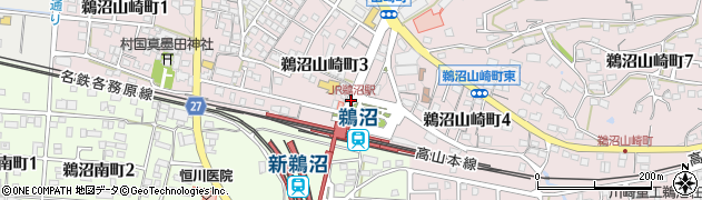 JR鵜沼駅周辺の地図