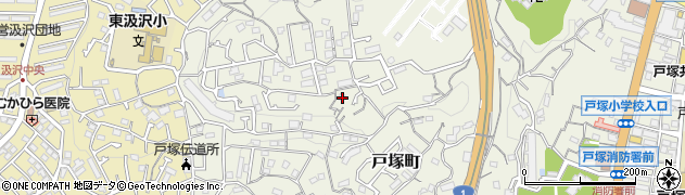 神奈川県横浜市戸塚区戸塚町4439周辺の地図