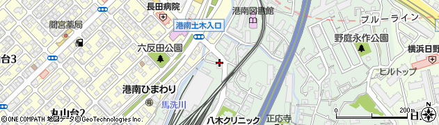 神奈川県横浜市港南区野庭町280周辺の地図