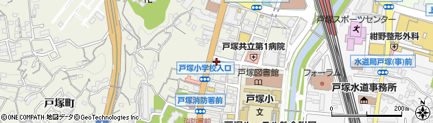 神奈川県横浜市戸塚区戸塚町3985周辺の地図