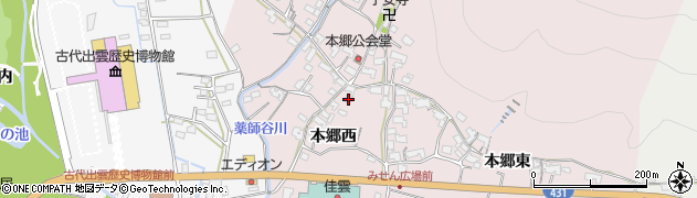 島根県出雲市大社町修理免1385周辺の地図