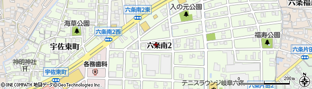 岐阜県生活協組周辺の地図