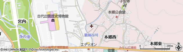 島根県出雲市大社町修理免1473周辺の地図