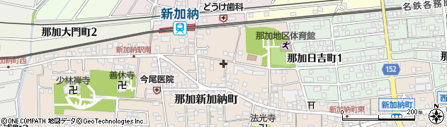 岐阜県各務原市那加新加納町2164周辺の地図