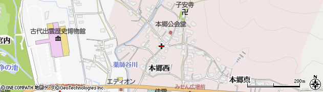 島根県出雲市大社町修理免1499周辺の地図