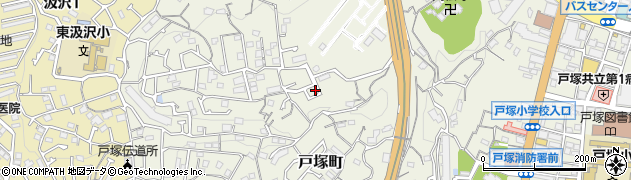 神奈川県横浜市戸塚区戸塚町4315-22周辺の地図