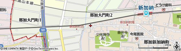 岐阜県各務原市那加新加納町3449周辺の地図