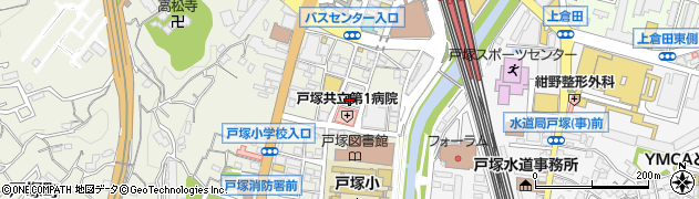 神奈川県横浜市戸塚区戸塚町116周辺の地図