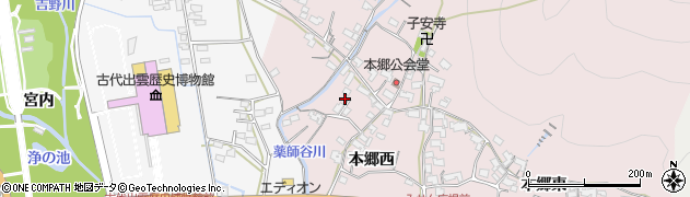 島根県出雲市大社町修理免1486周辺の地図