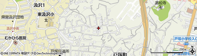 神奈川県横浜市戸塚区戸塚町4450周辺の地図