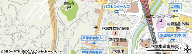 神奈川県横浜市戸塚区戸塚町4118周辺の地図