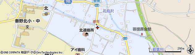 神奈川県秦野市菩提346周辺の地図