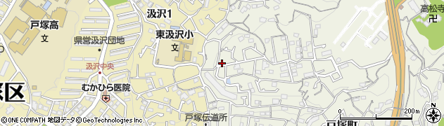 神奈川県横浜市戸塚区戸塚町4495-11周辺の地図