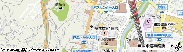 神奈川県横浜市戸塚区戸塚町4005周辺の地図