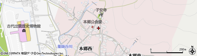 島根県出雲市大社町修理免1380周辺の地図