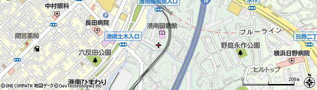 神奈川県横浜市港南区野庭町124周辺の地図
