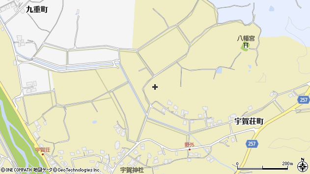 〒692-0034 島根県安来市宇賀荘町の地図