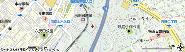 神奈川県横浜市港南区野庭町129周辺の地図